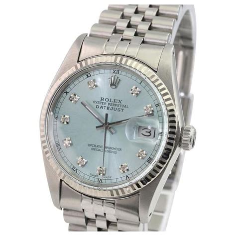 rolex blued steel hand|Rolex ice blue.